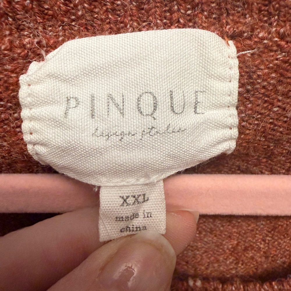 Pinque Design Studios Colorblock Crew Neck Sweater - Picture 3 of 6